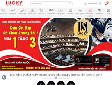 Tablet Screenshot of luckyshoes.vn