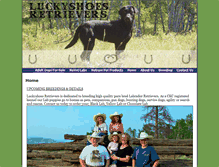 Tablet Screenshot of luckyshoes.ca